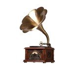 Bluetooth Vintage Gramophone Record Player with Subwoofer