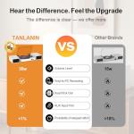 Bluetooth Vintage Turntable with External Speakers