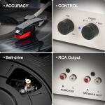 Bluetooth Vintage Turntable with External Speakers