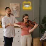 Retro Neon Record Player Wall Decor Sign