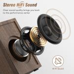 Vintage Bluetooth Turntable with HiFi Stereo Speakers