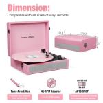 Retro Bluetooth Record Player with Built-in Speakers