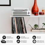 Vintage 3-Speed Vinyl Record Player with Speaker