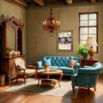 Antique Gramophone Music Box Wall Art Canvas