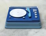 Blue Hostess Record Player for Barbie Dollhouse