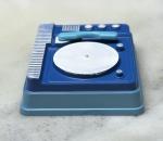 Blue Hostess Record Player for Barbie Dollhouse