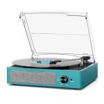 Bluetooth Vintage Gramophone Player with Built-In Speakers