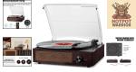 Vintage Bluetooth Record Player with RCA Output