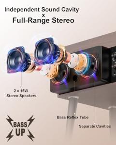 Vintage Vinyl Record Player with Detachable Legs