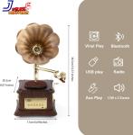Wooden Bluetooth Vintage Style Record Player