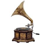 Retro HMV Wind-up Gramophone Replica Player