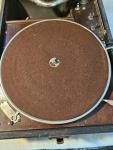 Antique HMV Portable Gramophone Phonograph - Plays Great