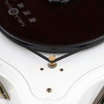 Vintage White Gramophone Player with Bluetooth and AUX