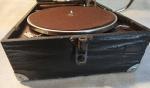 Antique HMV Portable Gramophone Phonograph - Plays Great