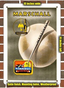Marschall Gramophone Needles Metal Sign – 10x14 Inches