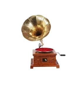 Fully Functional Antique Gramophone Record Player