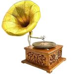 Fully Functional Antique Gramophone Record Player