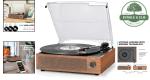 Retro Vinyl Record Player with Bluetooth and Speakers