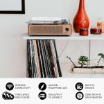 Retro Vinyl Record Player with Bluetooth and Speakers