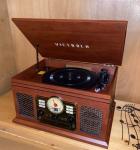 Retro Style Gramophone Player for Vinyl and CD