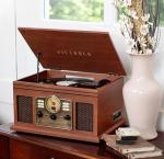 Retro Style Gramophone Player for Vinyl and CD