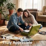 Retro Bluetooth Suitcase Record Player with Speakers