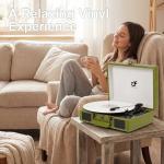 Retro Bluetooth Suitcase Record Player with Speakers