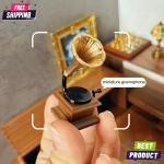Miniature Gramophone Record Player Decorative Gift