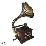 Mini Retro Gramophone Player with Bluetooth and More