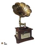 Mini Retro Gramophone Player with Bluetooth and More