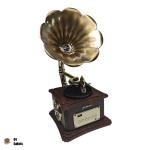 Mini Retro Gramophone Player with Bluetooth and More