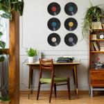 Vintage Vinyl Record Wall Stickers for Decor