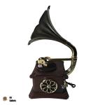 Mini Retro Gramophone Player with Bluetooth and More