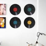 Vintage Vinyl Record Wall Stickers for Decor