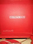1956 Columbia Vintage Portable Record Player - Red