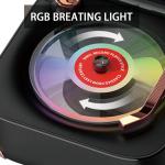 Portable Vintage Record Player with Bluetooth Speaker