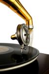 M.A & SONS Vintage Hand-Crank Gramophone Player