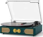 Vintage 3-Speed Green Vinyl Record Player