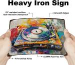 Retro Cat Tin Sign for Home Décor