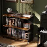 Vintage 3-Tier Vinyl Record Player Stand