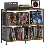 Vintage 3-Tier Vinyl Record Player Stand