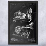 Vintage Gramophone Patent Art for Any Space