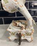 Floral Porcelain Decorative Gramophone 13” x 6”