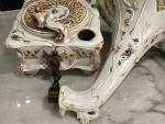 Floral Porcelain Decorative Gramophone 13” x 6”