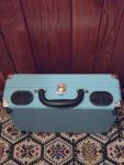 Blue Vintage Suitcase Turntable by 1byone