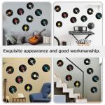 NOLITOY Vintage Vinyl Record Wall Stickers Set