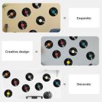NOLITOY Vintage Vinyl Record Wall Stickers Set
