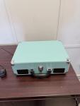 Victrola Bluetooth Suitcase Record Player Teal | Vintage Style Turntable w/ AC A