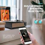 All-in-One Vinyl Record Player with Built-in Speakers