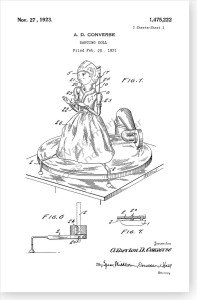 Siam Sue Victrola Gramophone Toy Patent Print